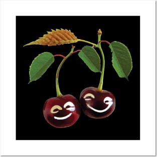 Happy cherries Posters and Art